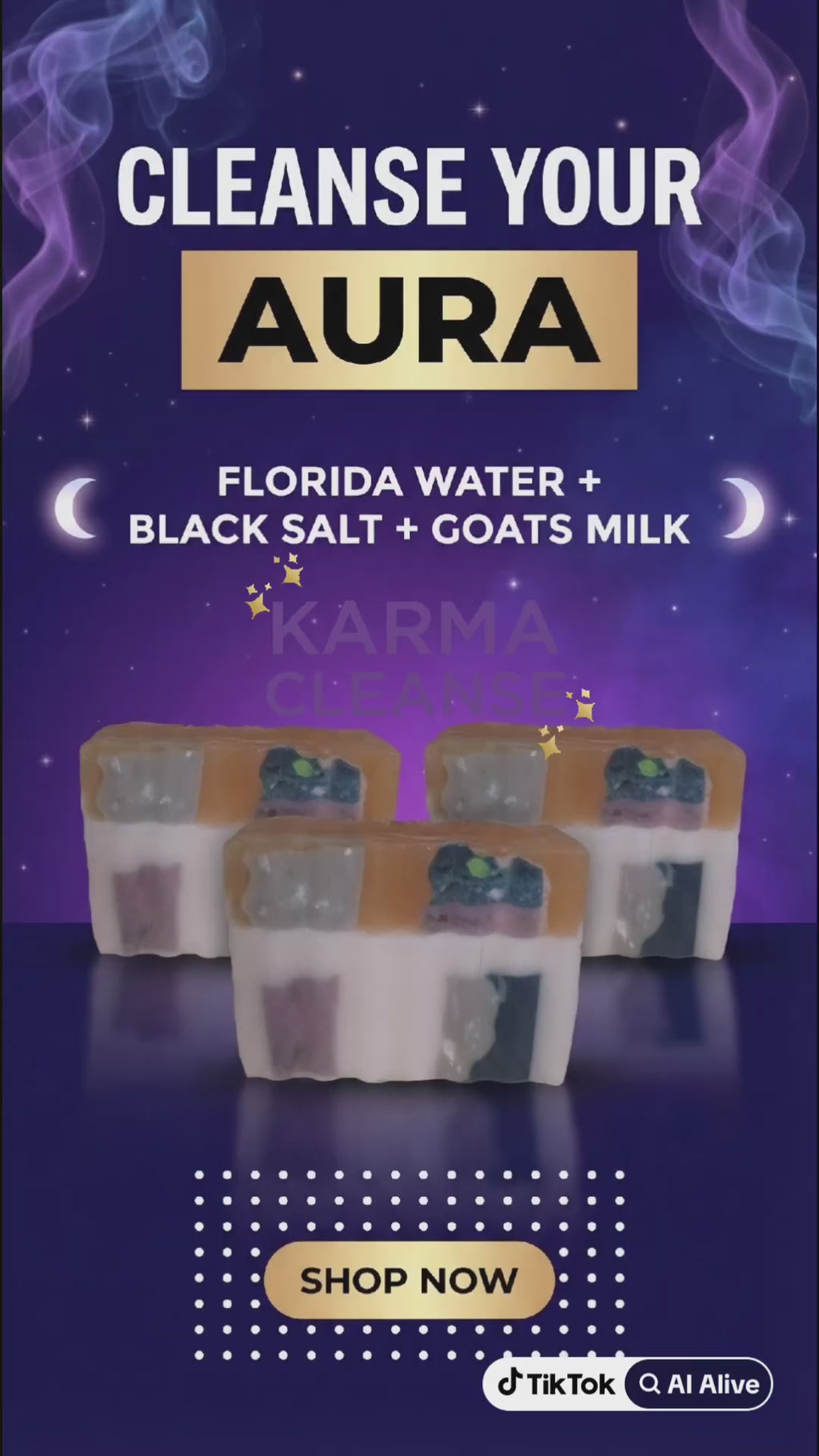 2 bars Black salt protection soap 🧿🧿